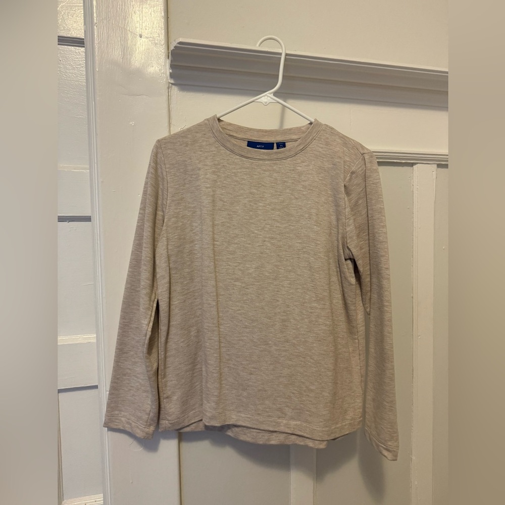 Apt. 9 Cream Crewneck Sweater